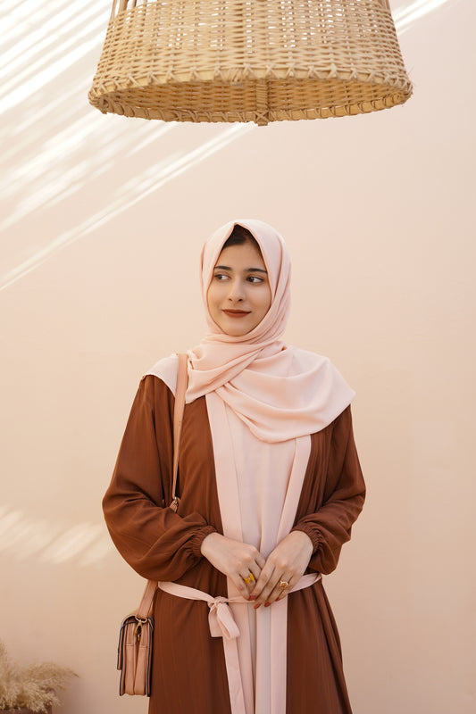 The Desert Rose Belted Abaya NP-116