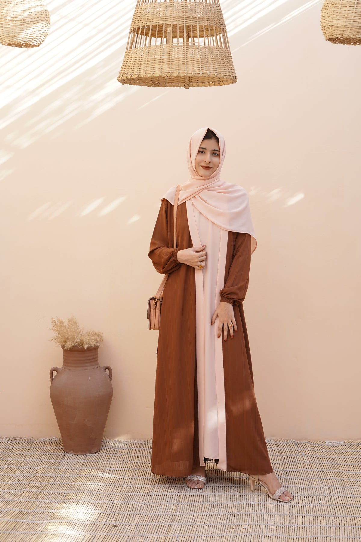 The Desert Rose Belted Abaya NP-116