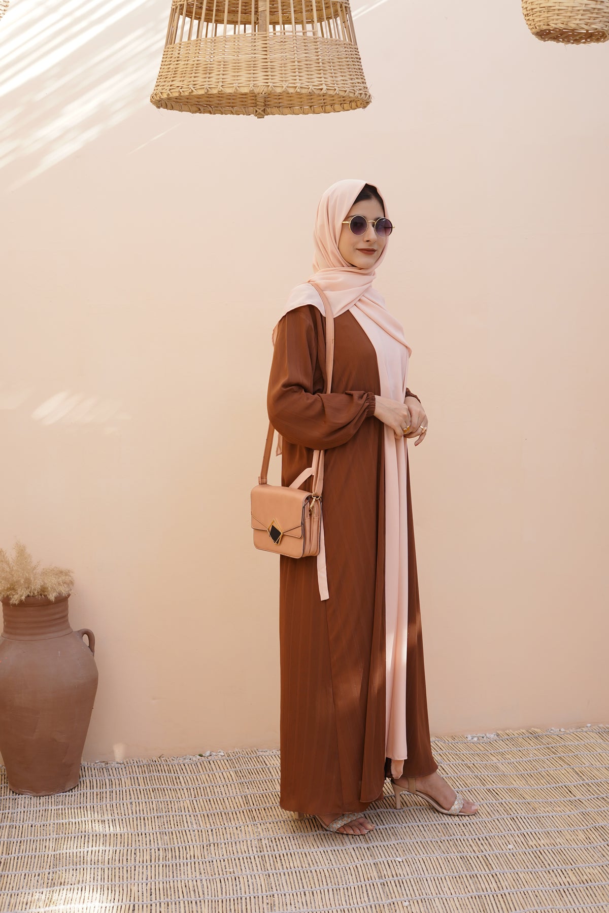The Desert Rose Belted Abaya NP-116
